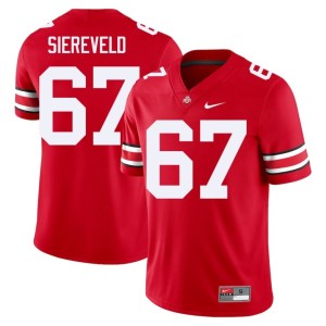 Men's #67 High School Austin Siereveld Scarlet College Football The Buckeyes Jersey 630197-173