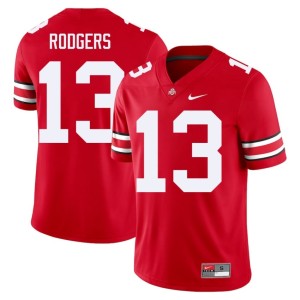 Men College Football #13 Alumni Scarlet Bryson Rodgers Ohio State Jerseys 871377-923