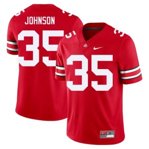 Men Limited Scarlet #35 Ohio State College Football Collin Johnson Jersey 575849-444