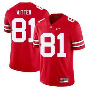 Mens Damarion Witten College Football Scarlet #81 Player Ohio State Buckeyes Jerseys 955854-434