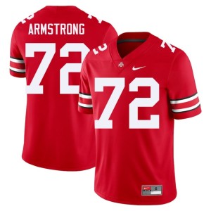 Mens #72 Deontae Armstrong High School OSU Scarlet College Football Jerseys 790455-237