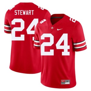Mens College Football Scarlet Deshawn Stewart Go Bucks Alumni #24 Jersey 122853-482