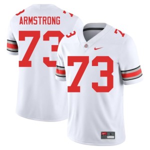 Men Devontae Armstrong #73 White OSU Buckeyes University College Football Jersey 746106-836