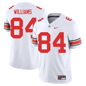Mens Dorian Williams #84 Ohio State Buckeyes College Football White University Jerseys 107652-882
