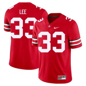 Men's Scarlet Eli Lee College Football The Fighting Buckeyes #33 2025 Jerseys 349463-336