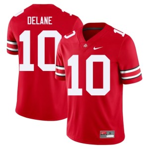 Men Stitched OSU #10 Faheem Delane College Football Scarlet Jerseys 365139-221