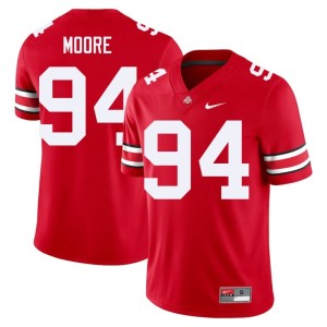 Mens Ohio State Limited College Football #94 Scarlet Jason Moore Jerseys 446547-300