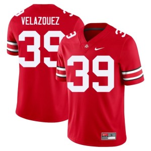 Men's College Football Scarlet Limited #39 The Fighting Buckeyes Joey Velazquez Jersey 551508-538