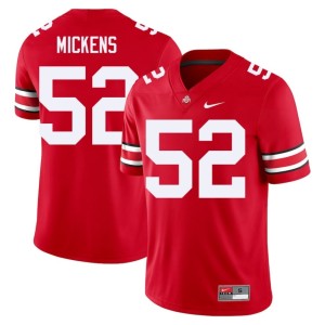 Men's Scarlet Joshua Mickens 2025 #52 OSU Buckeyes College Football Jerseys 665595-514