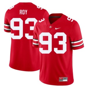 Men #93 Scarlet The Ohio State Maxwell Roy College Football 2025 Jerseys 941492-648