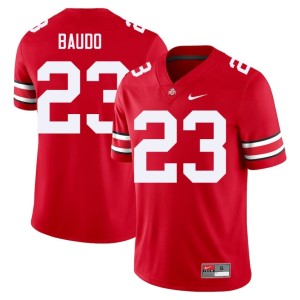 Men's College Football Scarlet Nolan Baudo #23 The Buckeyes Limited Jerseys 322375-378