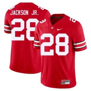 Men Stanley Jackson Jr. College Football Scarlet The Ohio State #28 Official Jersey 790230-444