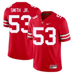 Men's College Football Go Bucks 2025-26 Scarlet #53 Will Smith Jr. Jerseys 674571-241