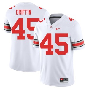 Men White High School The Ohio State Archie Griffin College Football #45 Jersey 965588-771