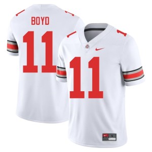 Men Alumni #11 Brock Boyd College Football White The Buckeyes Jersey 597933-913