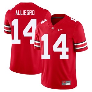 Men's Christian Alliegro #14 Game College Football The Ohio State Scarlet Jerseys 968544-645