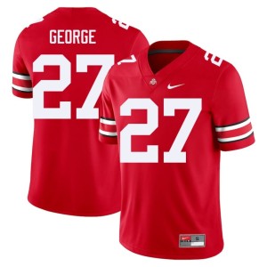 Mens College Football Eddie George #27 Scarlet Buckeye Nation Limited Jerseys 653088-837