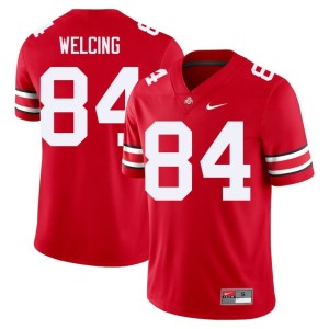 Men Hunter Welcing College Football Player #84 Scarlet The Buckeyes Jerseys 985564-496