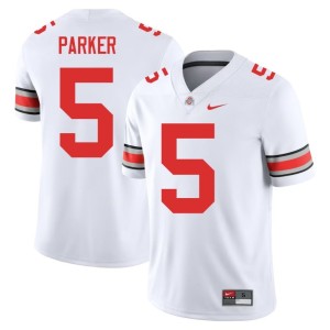 Men's White #5 College Football NCAA Kyle Parker The Ohio State Jersey 565616-844