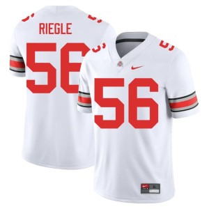 Mens 2025 Nate Riegle #56 White The Ohio State College Football Jersey 147126-635