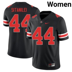 Womens Epi Sitanilei Game Blackout Buckeye Nation College Football #44 Jerseys 592892-237