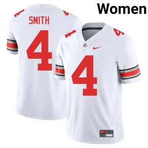 Womens College Football Jeremiah Smith #4 White Ohio State Buckeyes NCAA Jerseys 608173-393