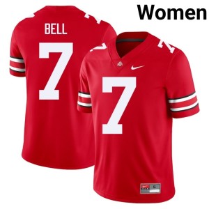 Womens Scarlet Replica Phillip Bell OSU #7 College Football Jerseys 143644-246