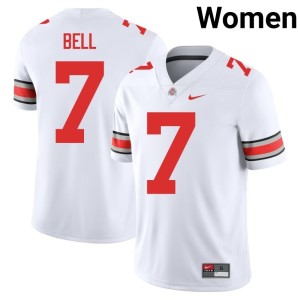 Womens Ohio State College Football White #7 2025 Phillip Bell Jerseys 626748-701