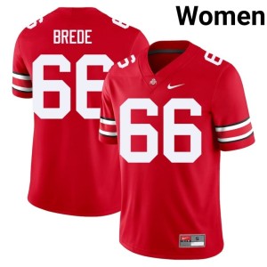 Womens Scarlet High School Landry Brede #66 College Football Ohio State Buckeyes Jerseys 516812-307