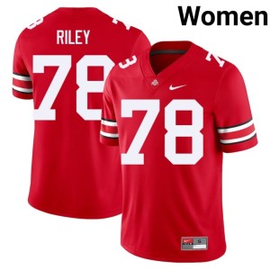 Women's College Football Game #78 Scarlet Max Riley The Buckeyes Jerseys 673812-987