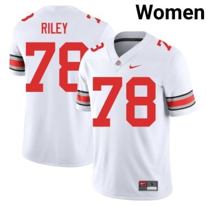 Women's #78 Buckeye Nation Game White Max Riley College Football Jerseys 140755-626