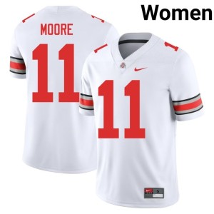 Women's OSU College Football White Terry Moore High School #11 Jersey 230352-899