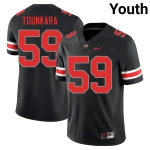 Youth Ahmed Tounkara College Football The Ohio State Blackout Player #59 Jerseys 877939-905