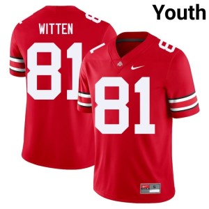 Youth College Football Limited Damarion Witten #81 Scarlet The Ohio State Jerseys 635521-564
