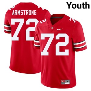 Youth Scarlet #72 Game College Football Deontae Armstrong The Buckeyes Jerseys 541384-761