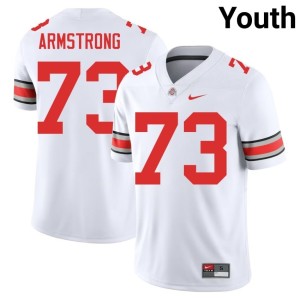 Youth Devontae Armstrong White Game #73 College Football The Fighting Buckeyes Jerseys 988337-817