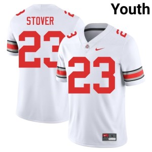 Youth #23 White Go Bucks Alumni College Football Garrett Stover Jerseys 939549-975