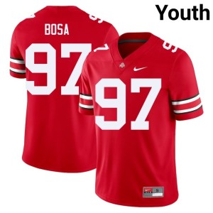 Youth #97 The Ohio State University Joey Bosa Scarlet College Football Jersey 841903-186