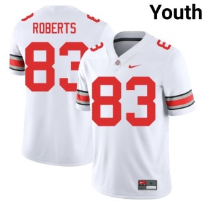 Youth Nate Roberts White Go Bucks #83 Alumni College Football Jerseys 482968-926