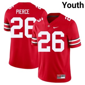Youth #26 Scarlet Alumni College Football Payton Pierce OSU Buckeyes Jersey 981408-251