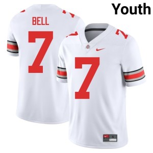 Youth Limited College Football #7 White OSU Phillip Bell Jerseys 204638-910