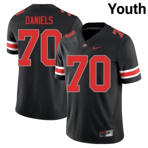 Youth College Football #70 Blackout Phillip Daniels Ohio State Buckeyes Limited Jersey 792276-331