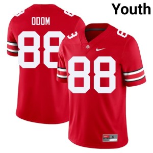 Youth Trajen Odom The Fighting Buckeyes #88 College Football 2025 Scarlet Jerseys 429825-922