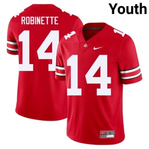 Youth Scarlet #14 Trey Robinette OSU Buckeyes 2025 College Football Jersey 184831-569
