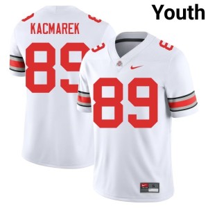 Youth Will Kacmarek College Football #89 2025-26 White The Fighting Buckeyes Jerseys 166981-279