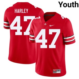 Youth Scarlet #47 Chic Harley College Football The Buckeyes 2025 Jerseys 502941-605