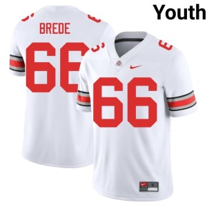 Youth #66 Landry Brede The Fighting Buckeyes White 2025 College Football Jerseys 833672-477