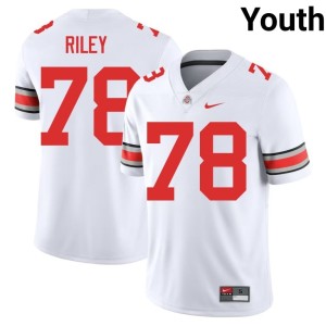 Youth Max Riley Alumni #78 Ohio State Buckeyes College Football White Jersey 162987-673